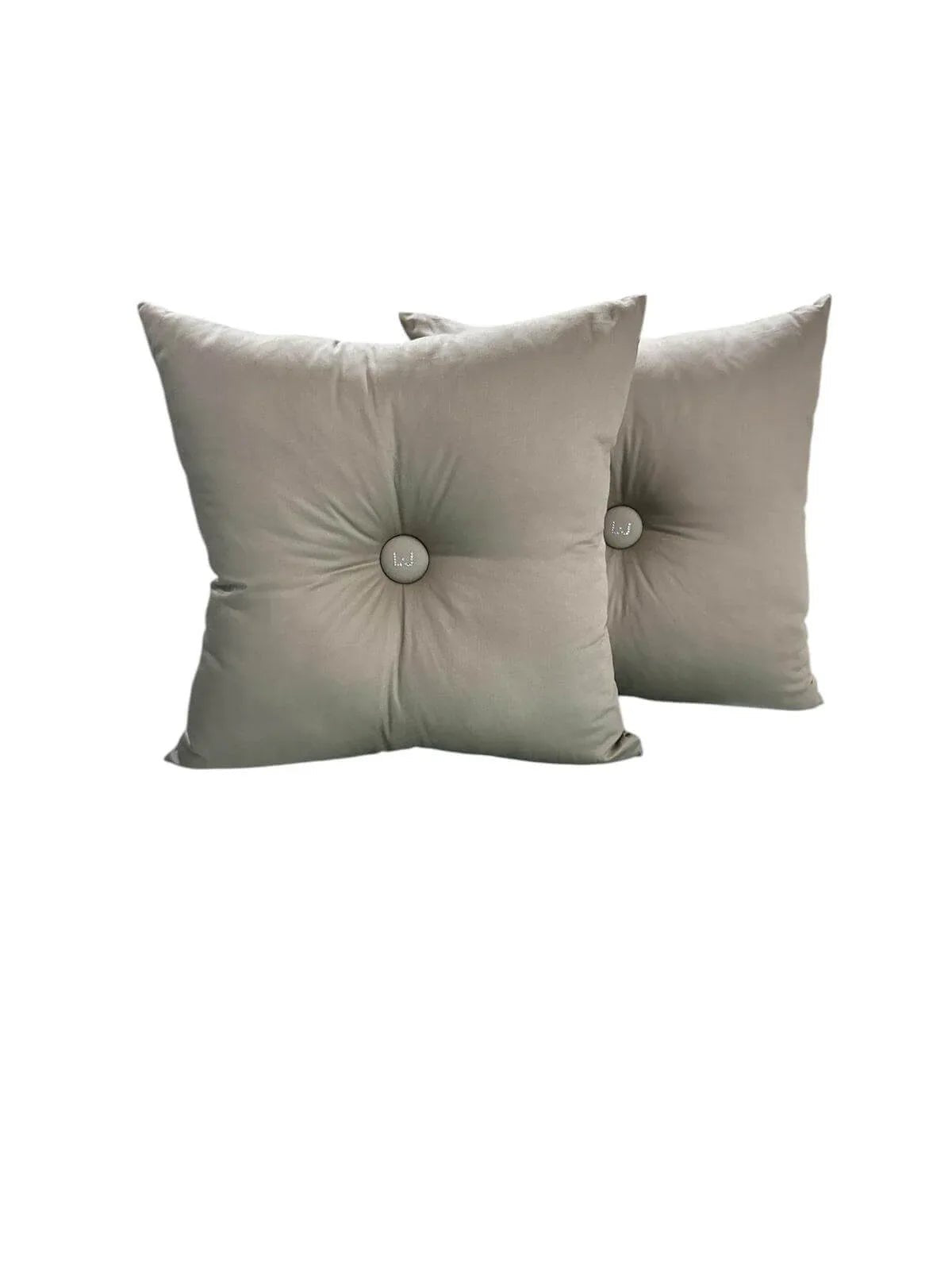 Cuscino Arredo Liu Jo 40x40 Raso di Cotone con Bottone - The King Luxury