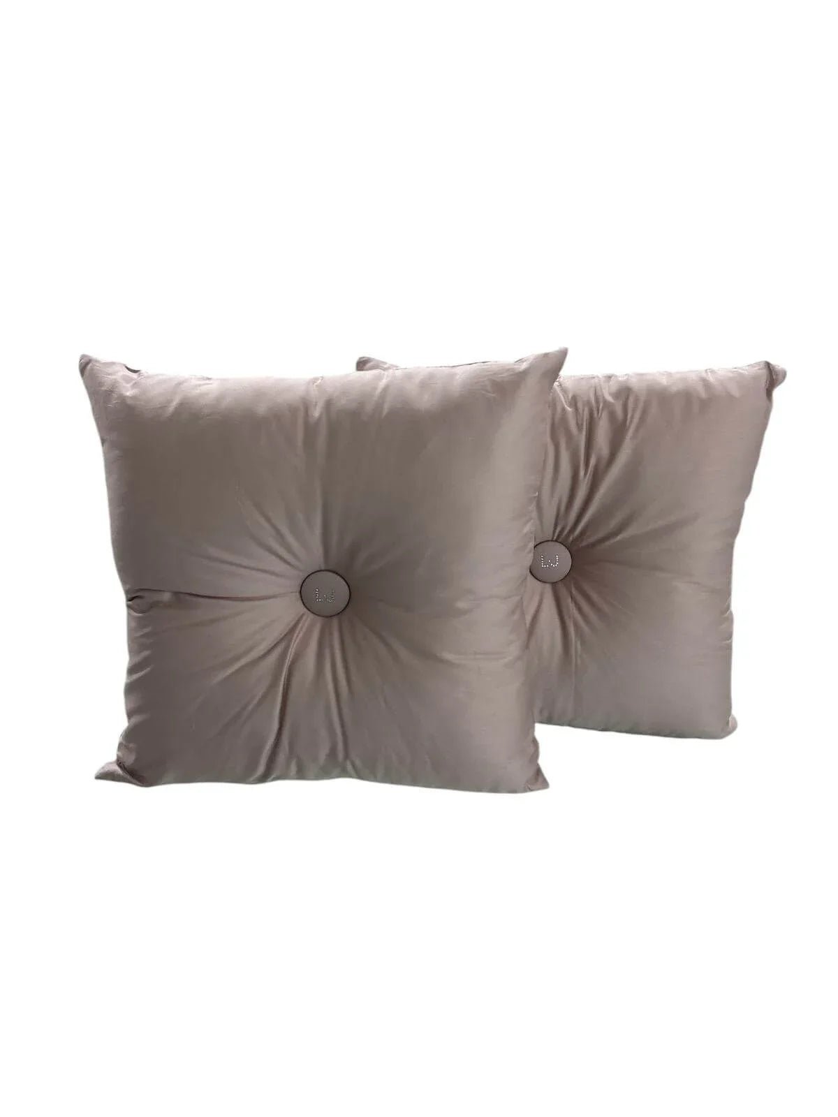 Cuscino Arredo Liu Jo 40x40 Raso di Cotone con Bottone - The King Luxury