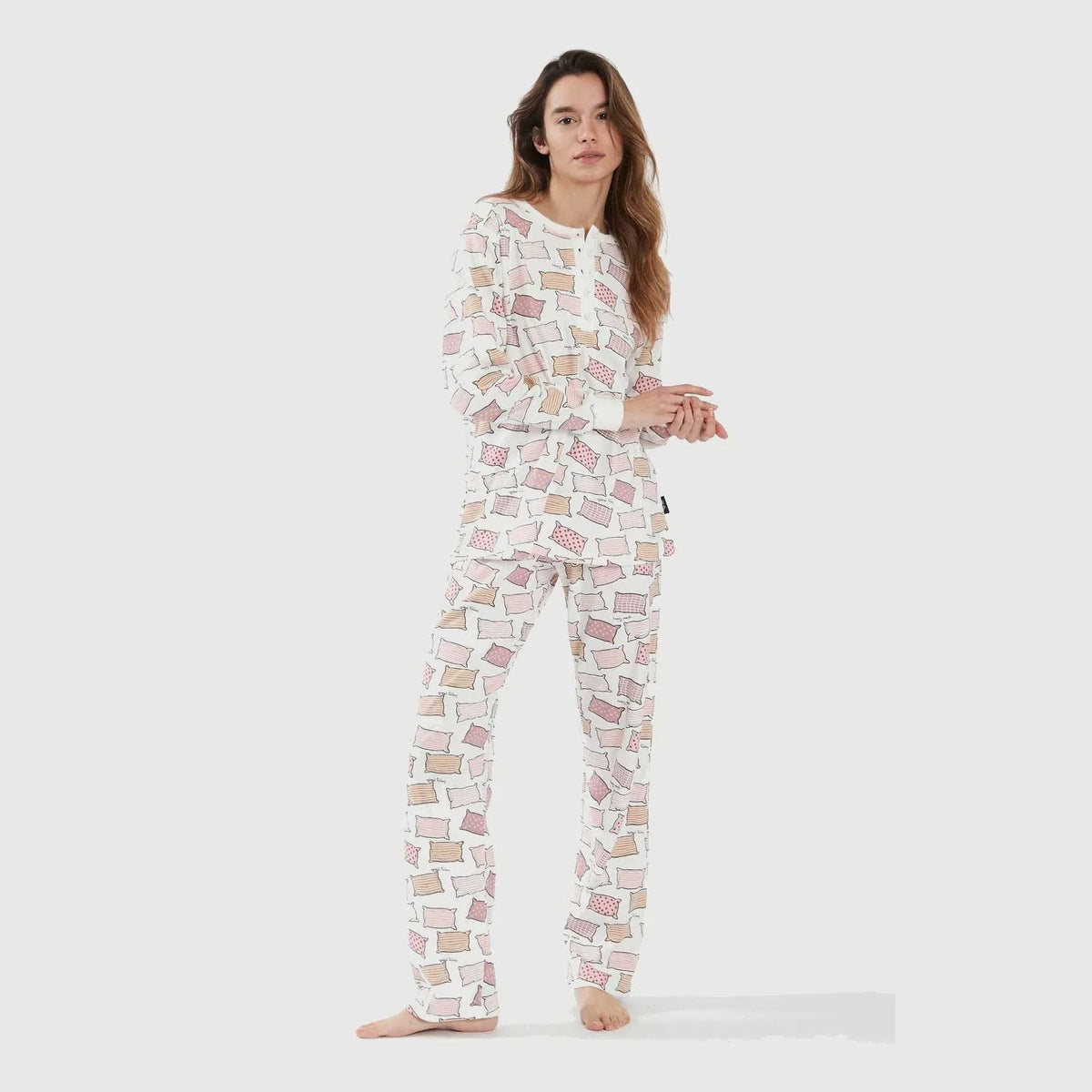 Pigiama Autunno/Inverno Donna Happy People Letargo - The King Luxury