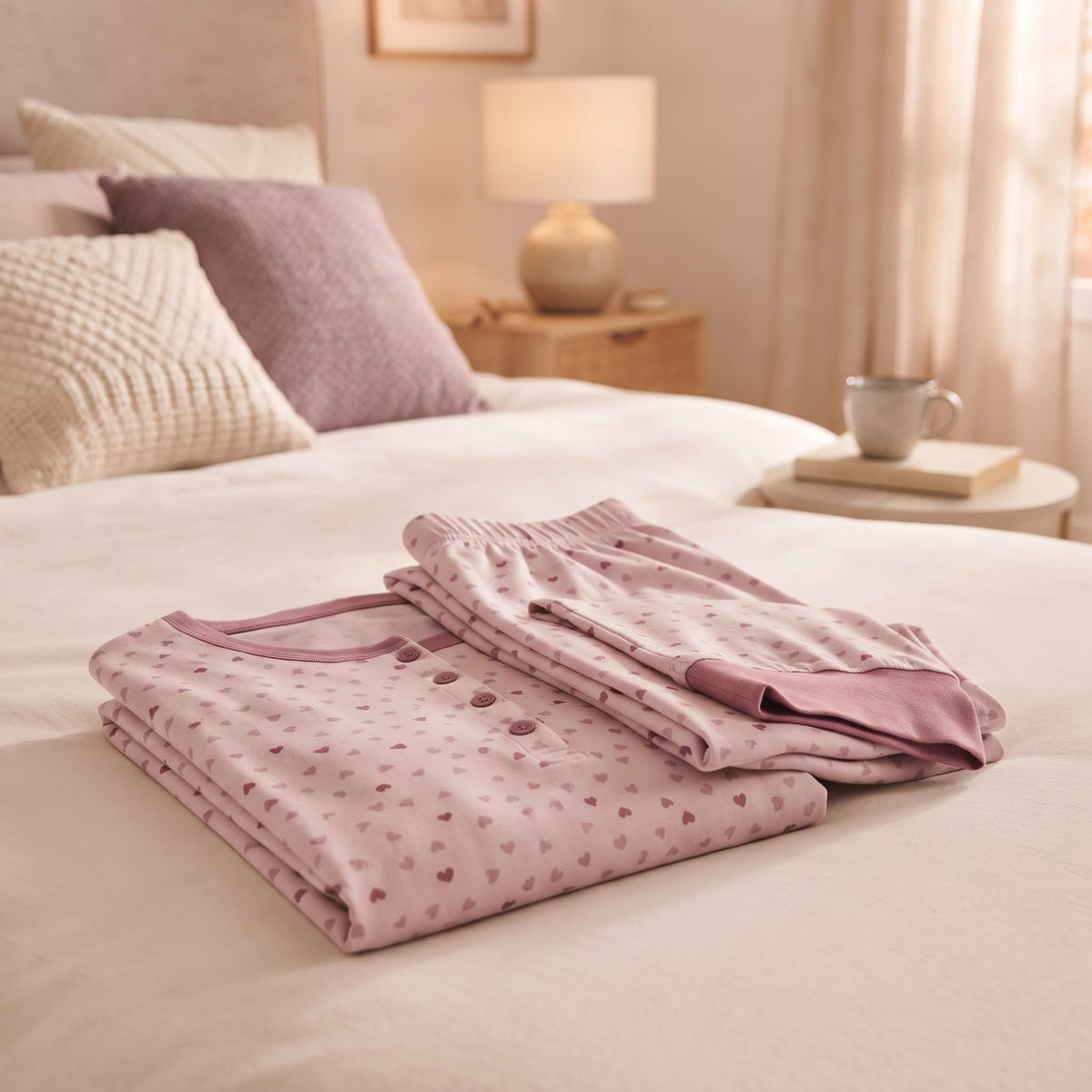 Pigiama Autunno/Inverno Donna Karel SK1052PLD L 100% CO - The King Luxury