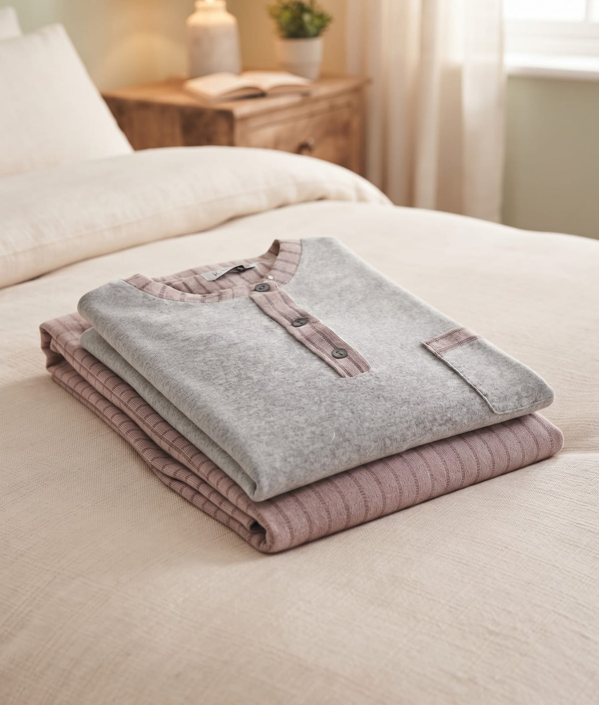 Pigiama Autunno/Inverno Donna Karel SK1313PLD M 30% COT 65% POL 5% AF - The King Luxury