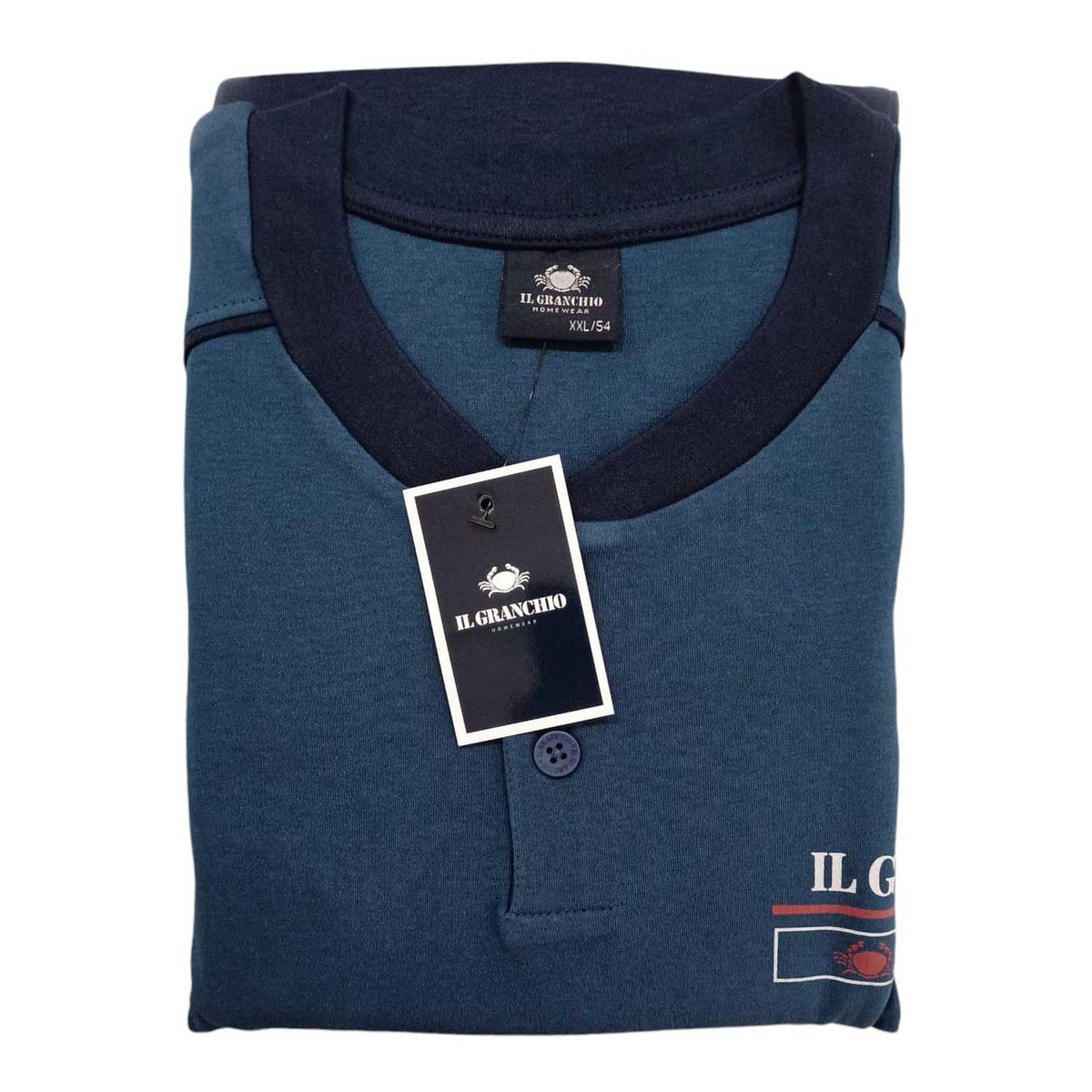 Pigiama Autunno/Inverno Uomo Il Granchio GP2066 48 Cotone interlock - The King Luxury