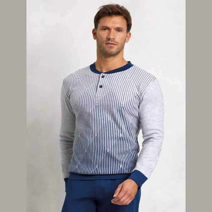 Pigiama Autunno/Inverno Uomo Il Granchio GP2069 Cotone interlock - The King Luxury
