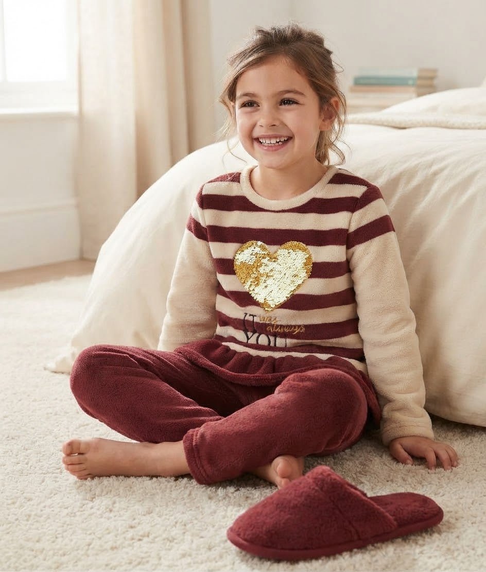 Pigiama Bimba Autunno/Inverno Milk And Honey PB0205 7/8 anni 100% CO - The King Luxury