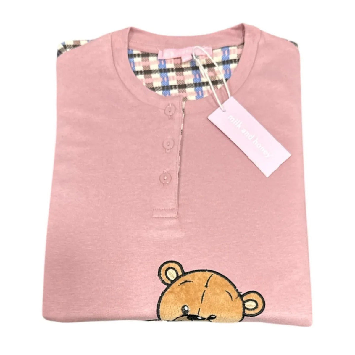 Pigiama Bimba Milk and Honey Adela in Cotone Interlock – Made in Italy - The King Luxury