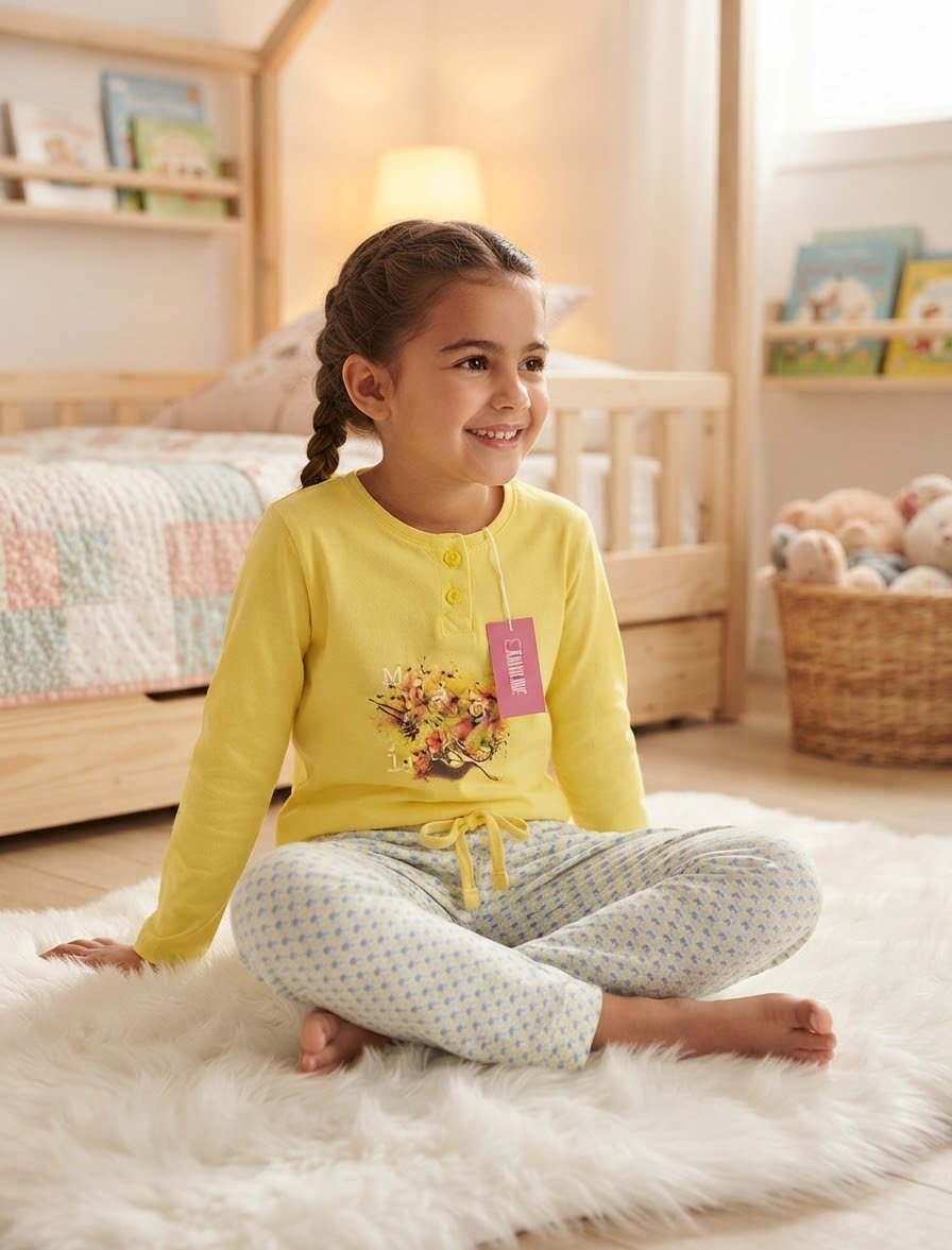 Pigiama Bimba Papalina Drink in Cotone - The King Luxury