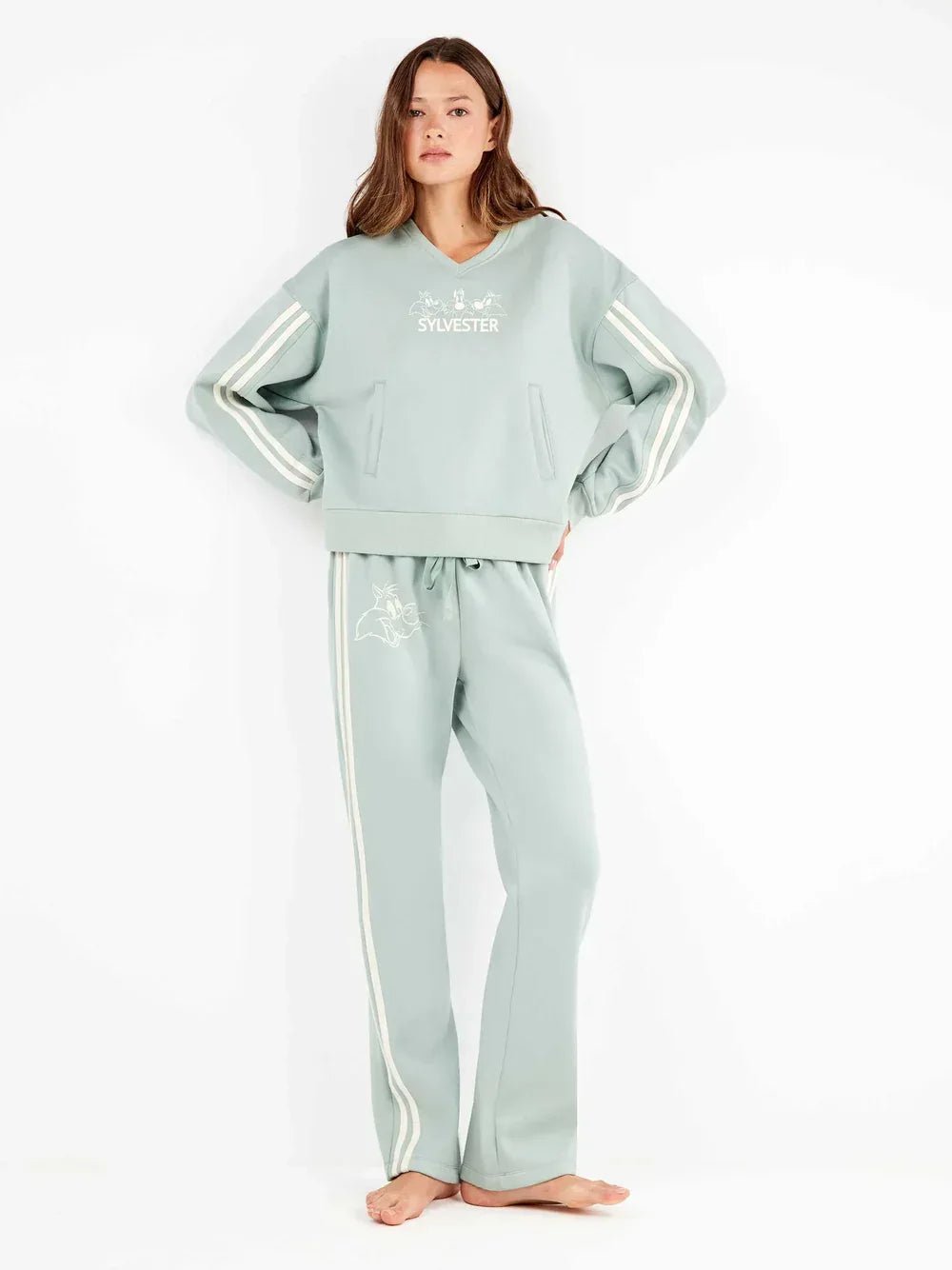 Pigiama Donna Autunno/Inverno Gisela 2/20346S – Set Sylvester in Pile Trapuntato - The King Luxury