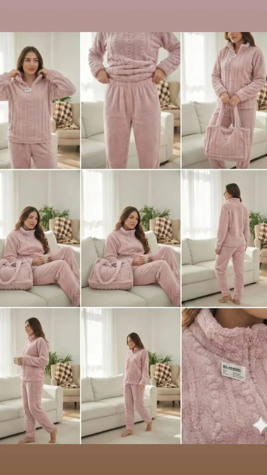 Pigiama Donna Autunno/Inverno Milk And Honey PD1476 Sherpa - The King Luxury