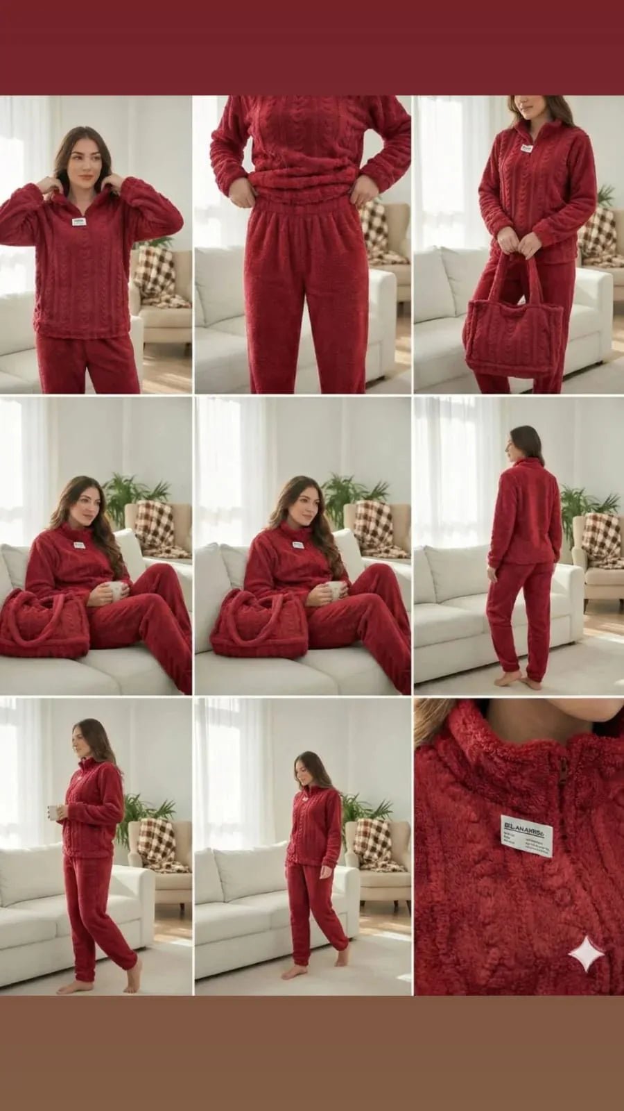 Pigiama Donna Autunno/Inverno Milk And Honey PD1476 Sherpa - The King Luxury