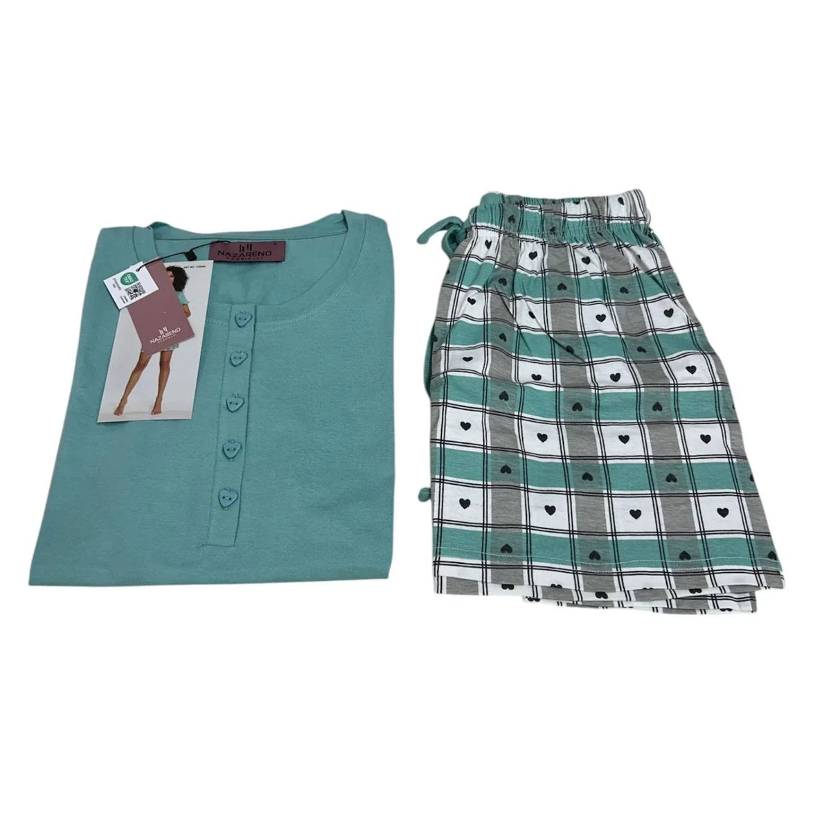 Pigiama Donna Primavera/Estate Nazareno Gabrielli D3044 Cotone - The King Luxury