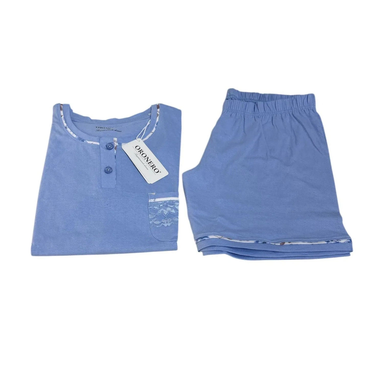 Pigiama Donna Primavera/Estate Oronero OD418 Cotone - The King Luxury
