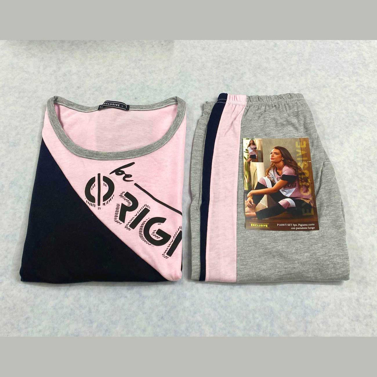 Pigiama Primavera/Estate Donna Exclusive P1459/T M Cotone - The King Luxury