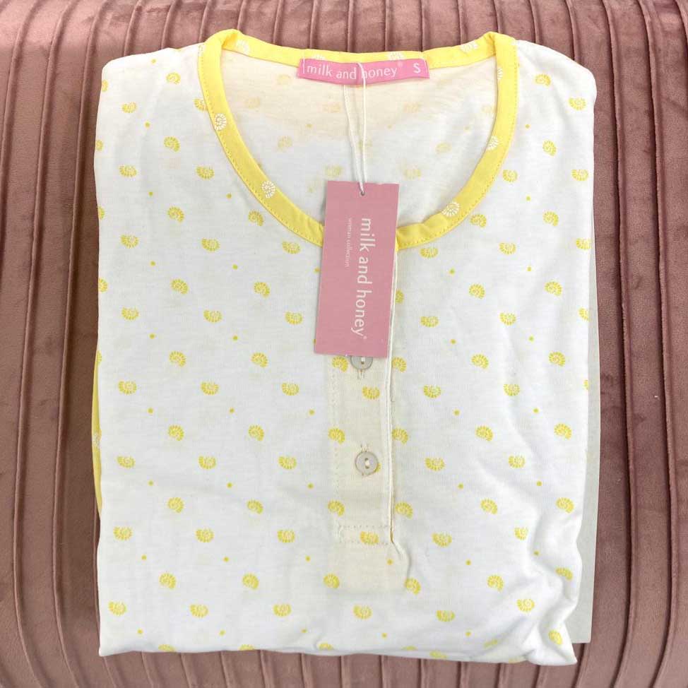 Pigiama Primavera/Estate Donna Milk And Honey Sea Shell L Cotone - The King Luxury