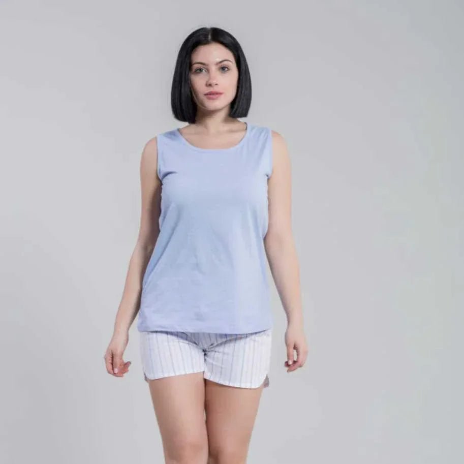 Pigiama Primavera/Estate Donna Milk And Honey Stripes L Cotone - The King Luxury