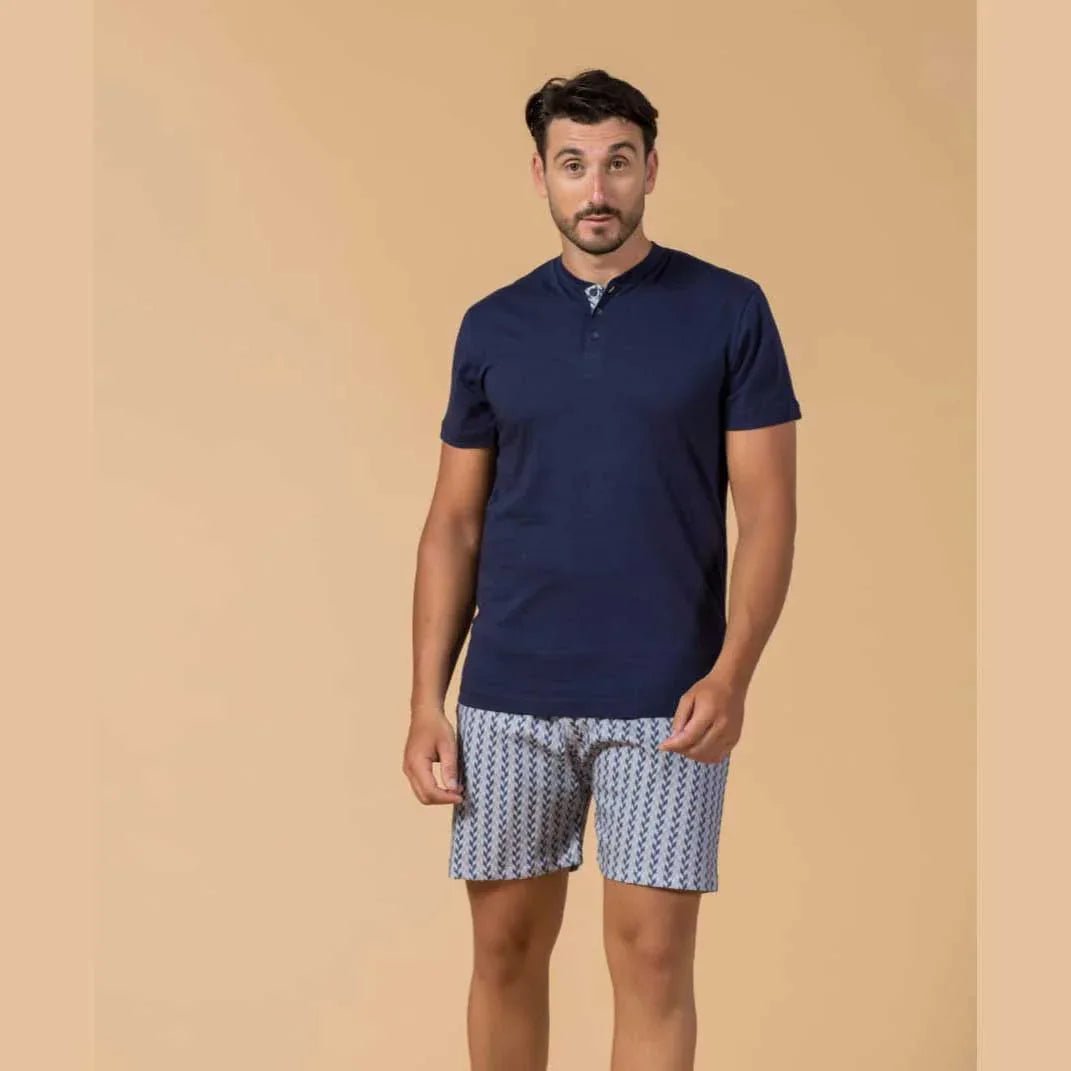 Pigiama Primavera/Estate Uomo Milk And Honey Gentlman S Cotone - The King Luxury