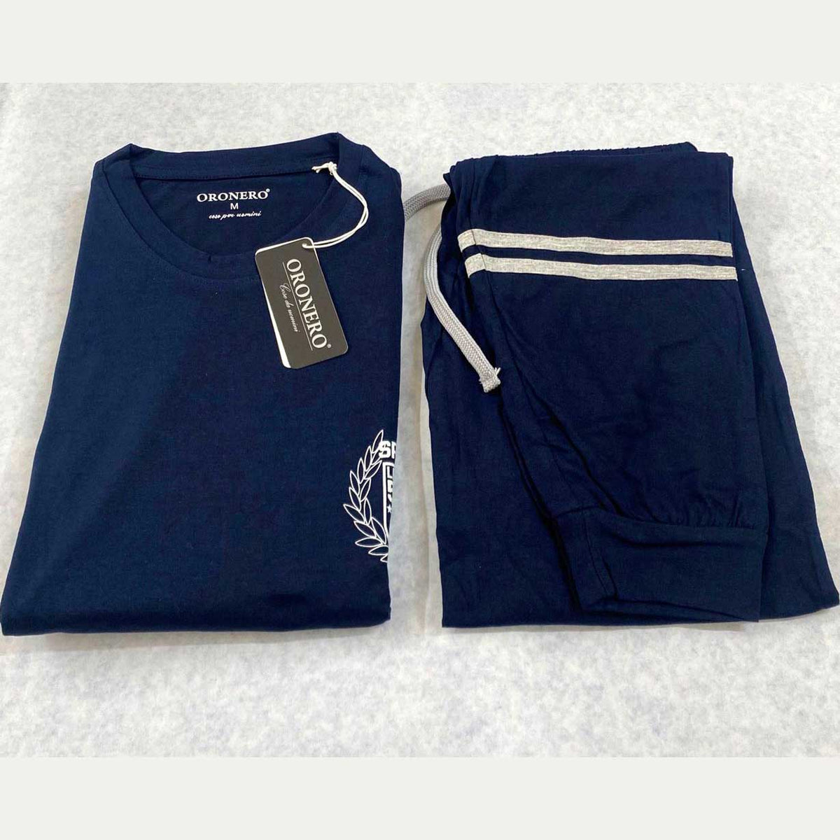 Pigiama Primavera/Estate Uomo Oronero OU1017 M Cotone - The King Luxury
