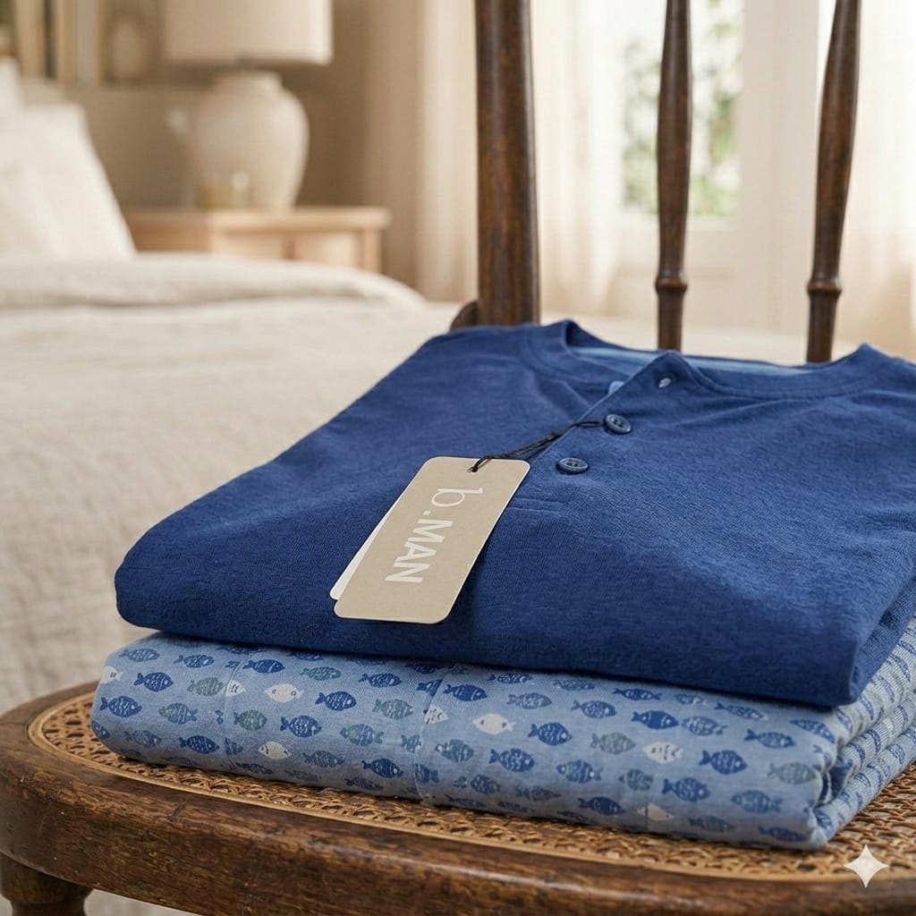 Pigiama Uomo Primavera/Estate Bisbigli LS475358 XL 100% CO - The King Luxury