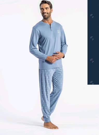 Pigiama Uomo Primavera/Estate Papalina Linea Mare Jersey - The King Luxury