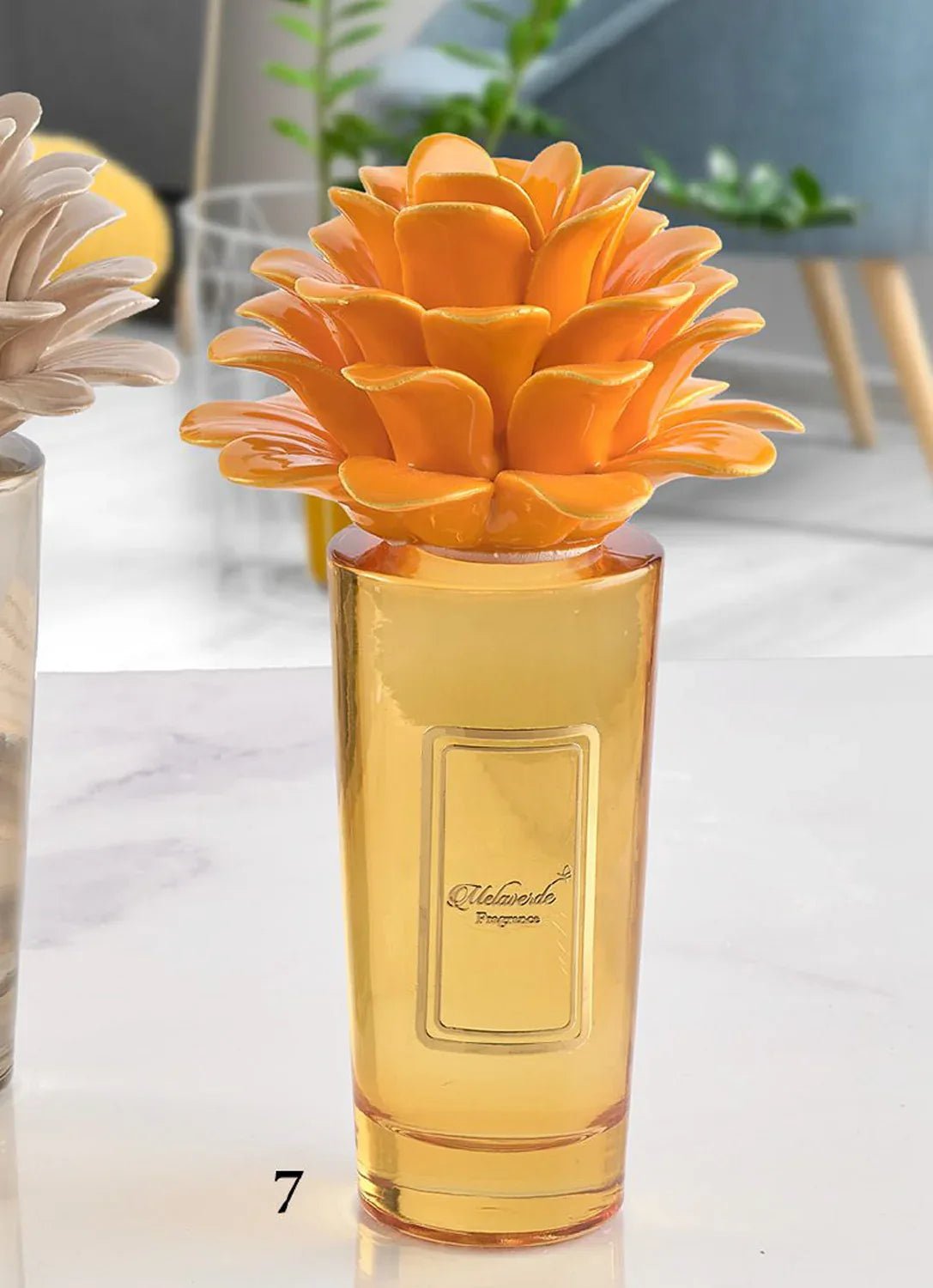 Profumatore alto 250 ML Melaverde Linea Sidney Porcellana - The King Luxury