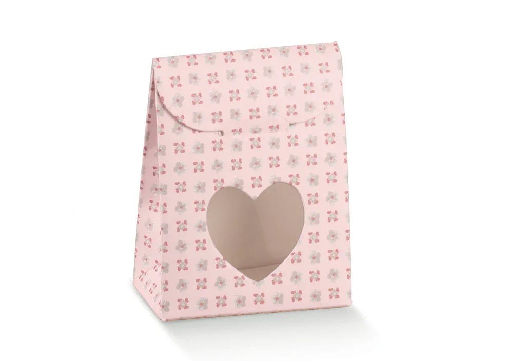 Scatolina Nascita Bimba Busta Florentina Bloom Rosa - The King Luxury