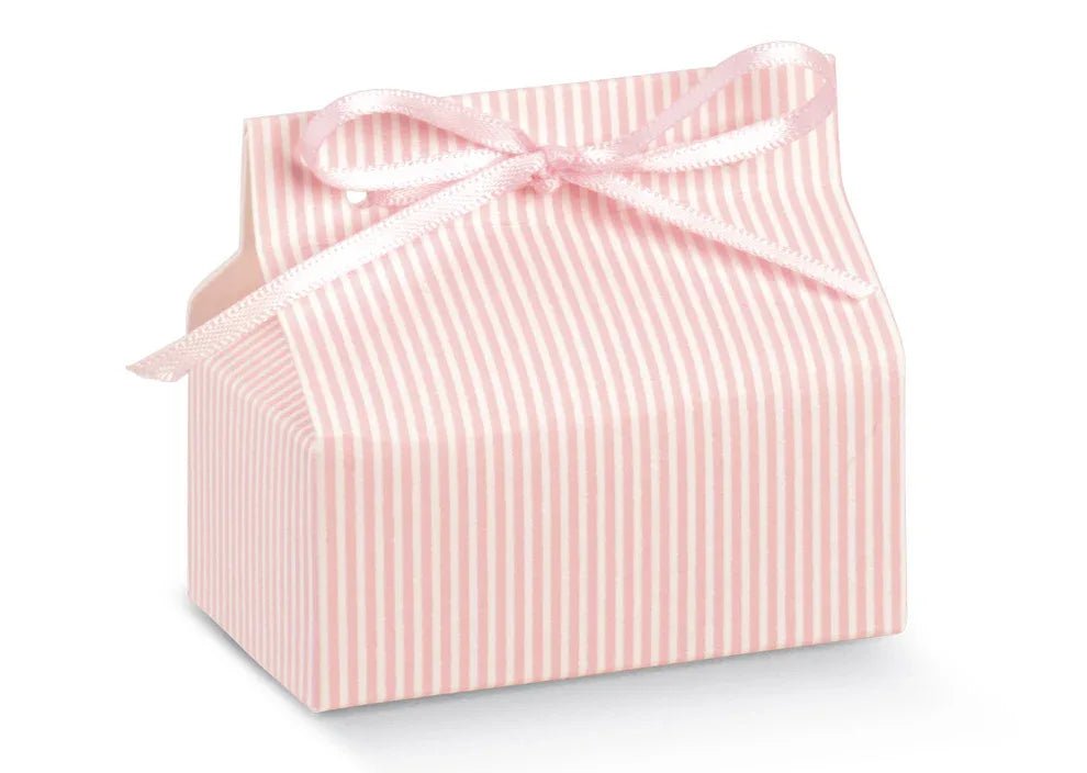 Scatolina Nascita Bimba Chic Florentina Millerighe Rosa - The King Luxury