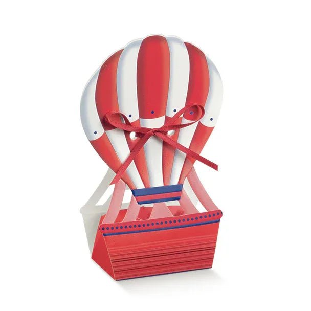 Scatolina Nascita Bimbo Bimba Mongolfiera Rossa Florentina - The King Luxury