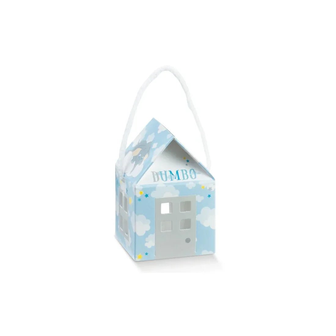 Scatolina Nascita Bimbo Casetta Disney Dumbo Elefante celeste - The King Luxury