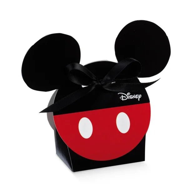 Scatolina Nascita Bimbo Disney Topolino Mickey Rosso e Nero - The King Luxury