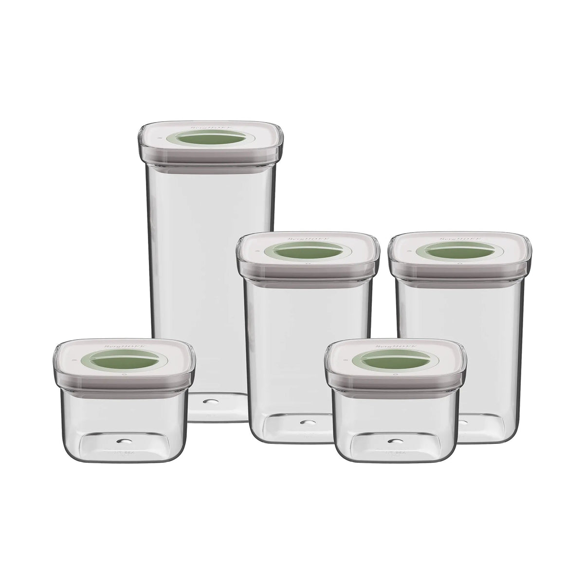 Set 5 pz contenitori Berghoff 3950665 Polipropilene - The King Luxury