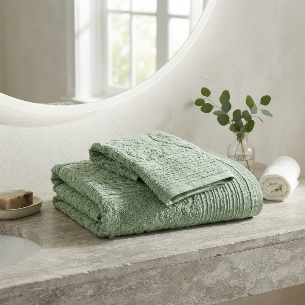 Set Asciugamani 1+1 Papalina Madrasa in Spugna 100% Cotone - The King Luxury
