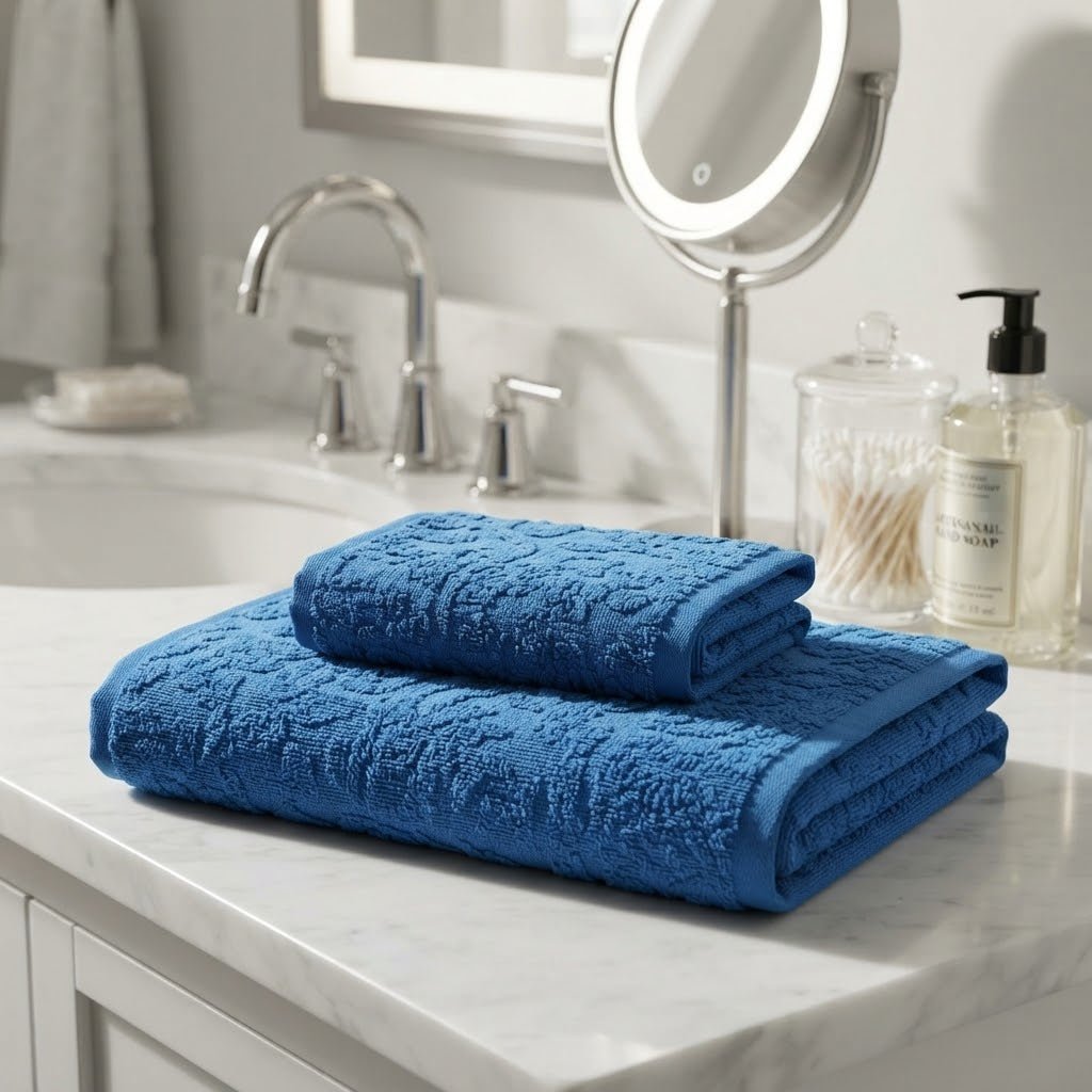 Set Asciugamani 1+1 Papalina Mamounia in Spugna 100% Cotone - The King Luxury