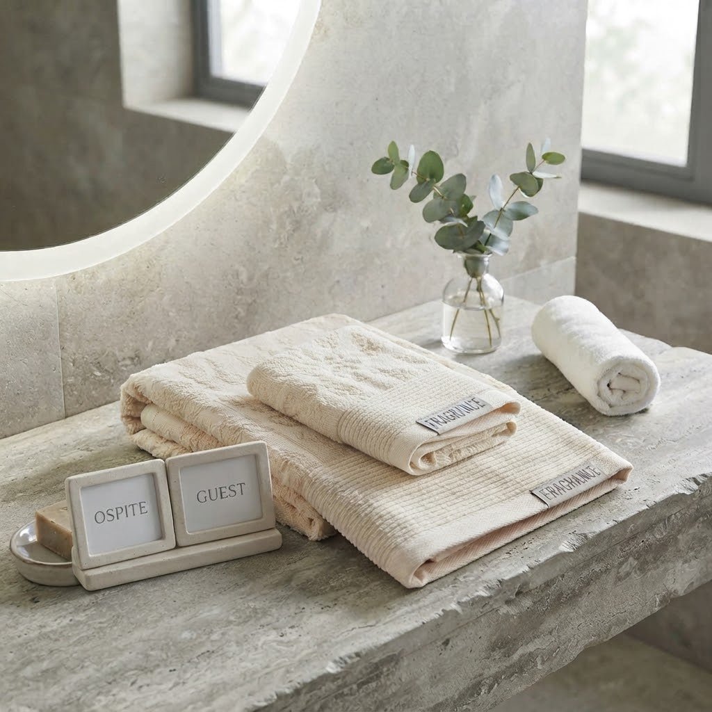 Set Asciugamani 1+1 Papalina Saadian in Spugna 100% Cotone - The King Luxury