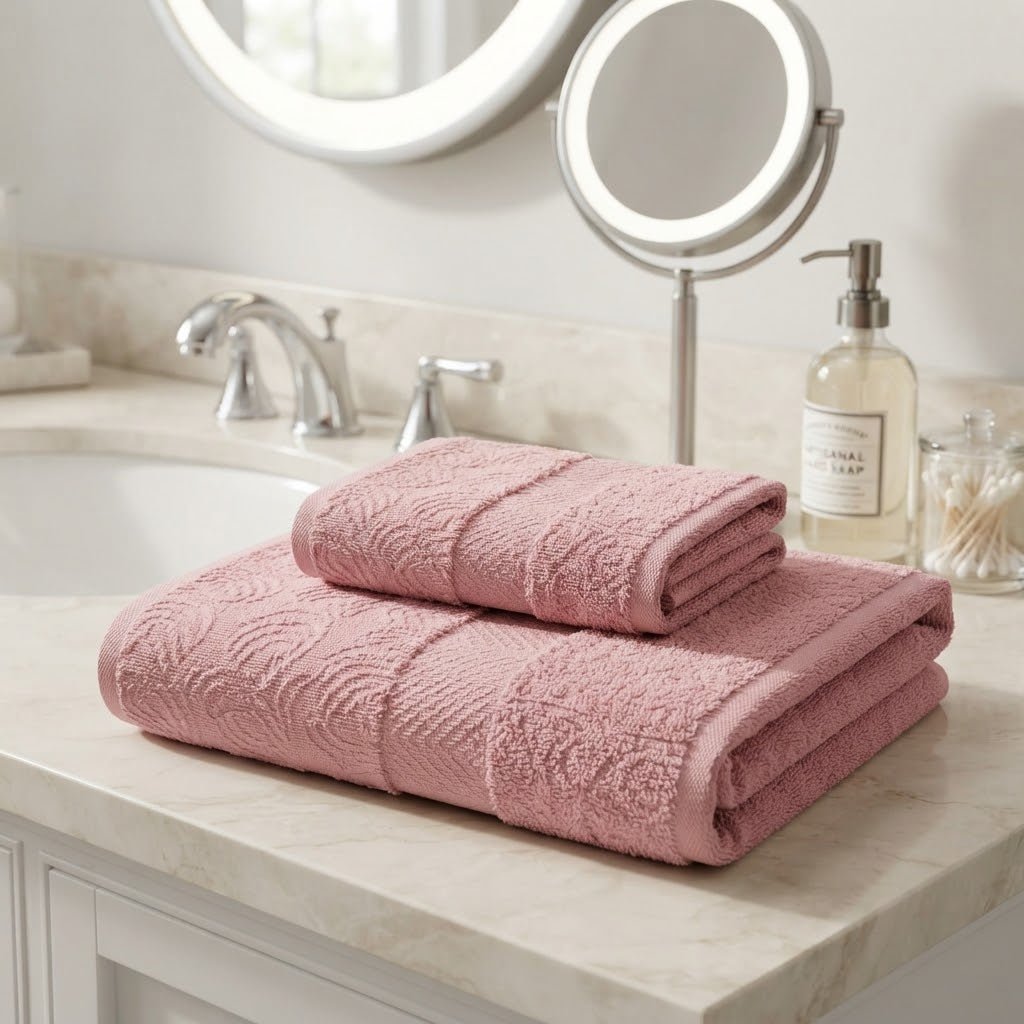 Set Asciugamani 1+1 Papalina Safran in Spugna 100% Cotone - The King Luxury
