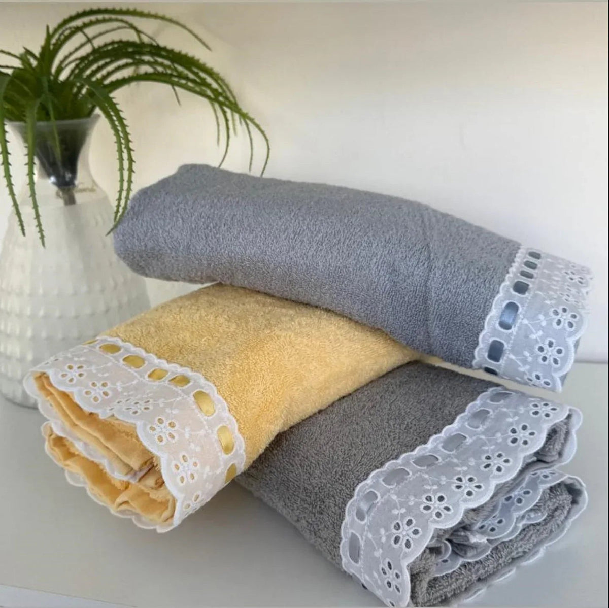 Set Asciugamani 3+3 Alexander Tuscany Home Colors Spugna di Cotone - The King Luxury