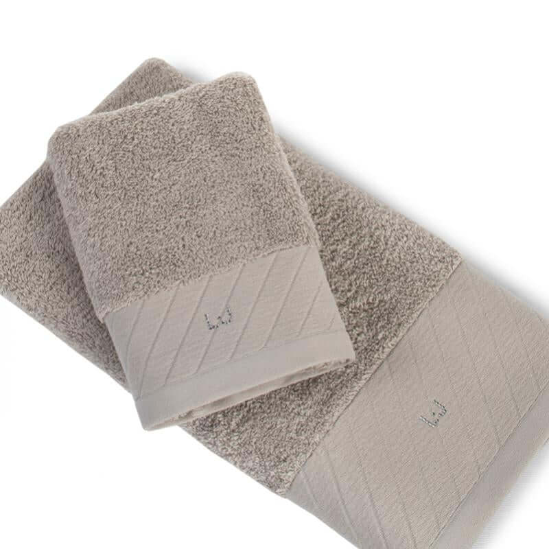 Set Asciugamani Liu Jo Diagonal Spugna di Cotone - The King Luxury