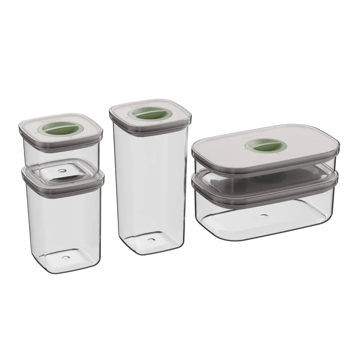 Set Contenitori Ermetici Smart Seal 5 Pezzi – Berghoff 3950679 - The King Luxury