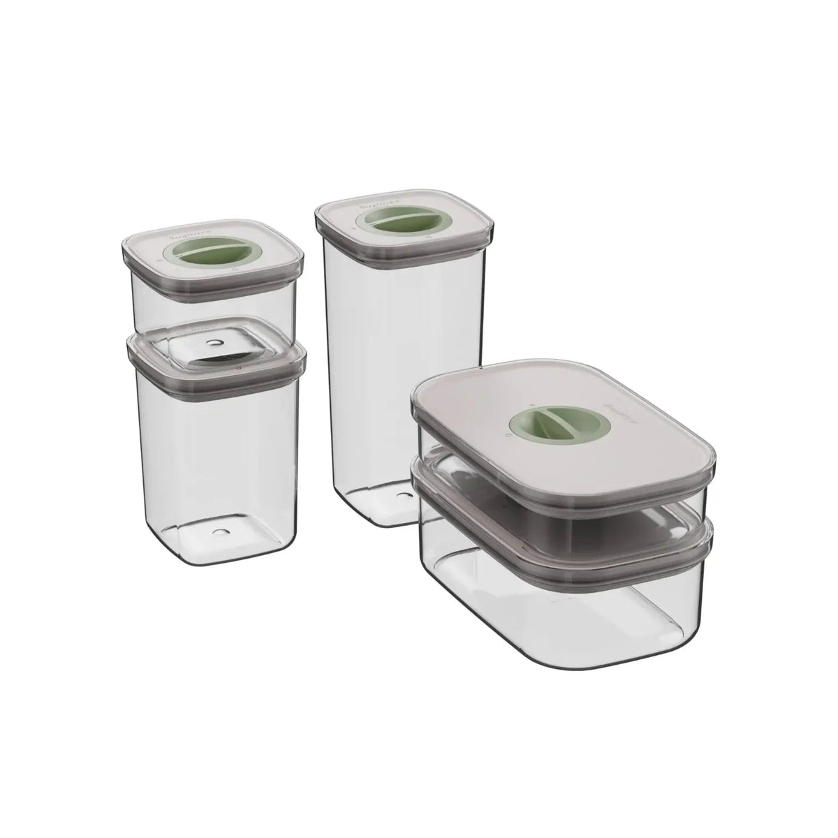 Set Contenitori Ermetici Smart Seal 5 Pezzi – Berghoff 3950679 - The King Luxury