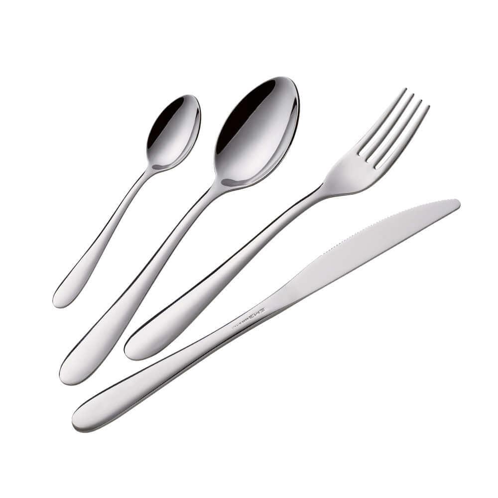 Set Posate Eme Segno Eme Acciaio - The King Luxury