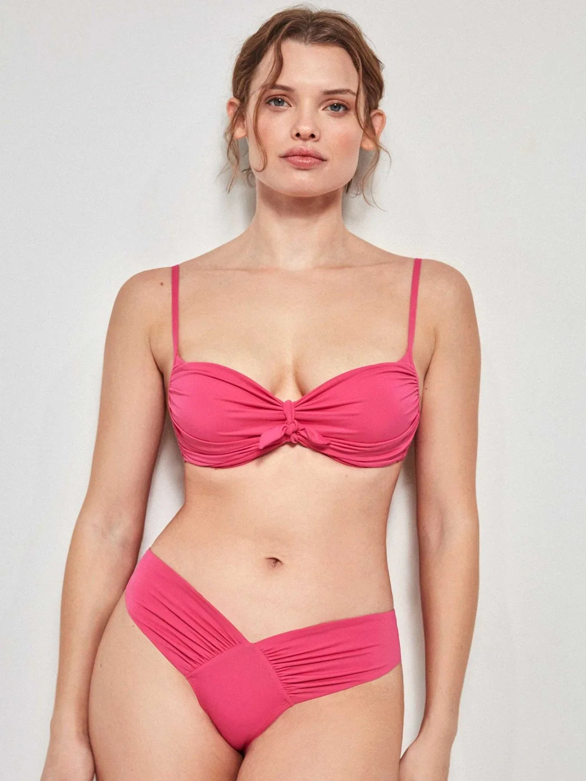 Slip con top bikini Gisela Fucsia - The King Luxury