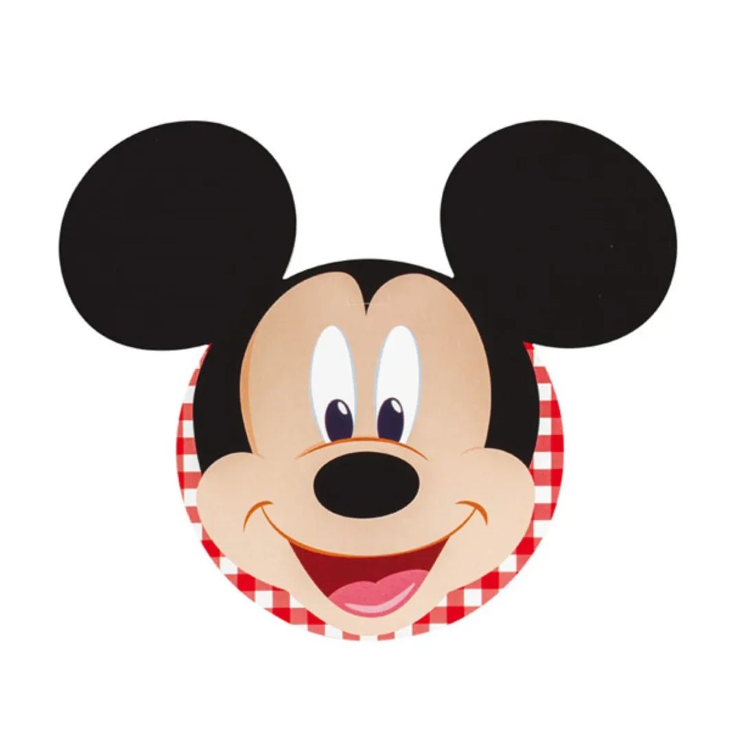 Tag Nascita Bimbo Biglietto invito Disney Topolino Mickey Rosso - The King Luxury