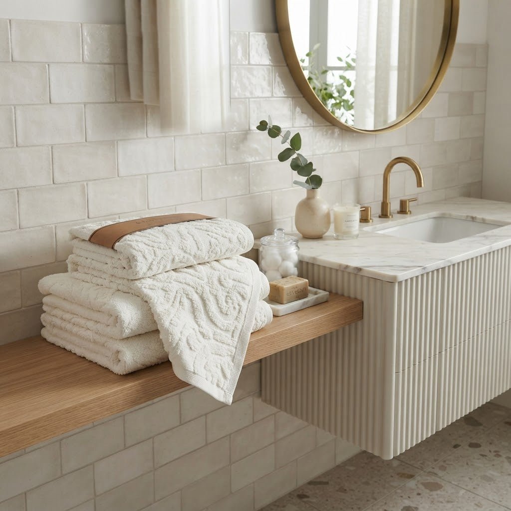 Telo Bagno Papalina Boboli in Spugna 100% Cotone Jacquard - The King Luxury