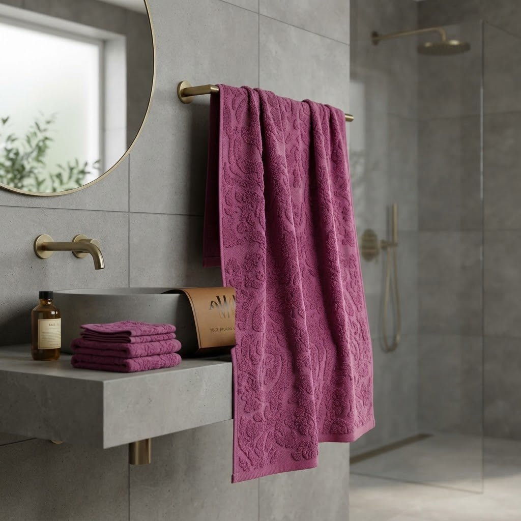 Telo Bagno Papalina Boboli in Spugna 100% Cotone Jacquard - The King Luxury