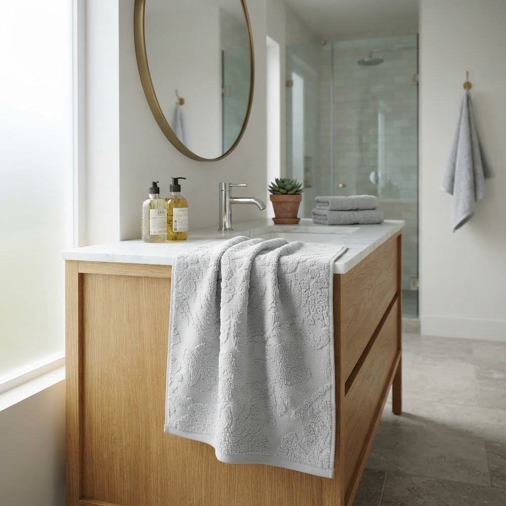 Telo Bagno Papalina Heller in Spugna 100% Cotone Jacquard - The King Luxury