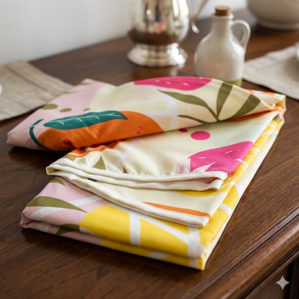 Tovaglia da Tavola Mae' Via Roma 60 Freshness X6 Microresinato - The King Luxury