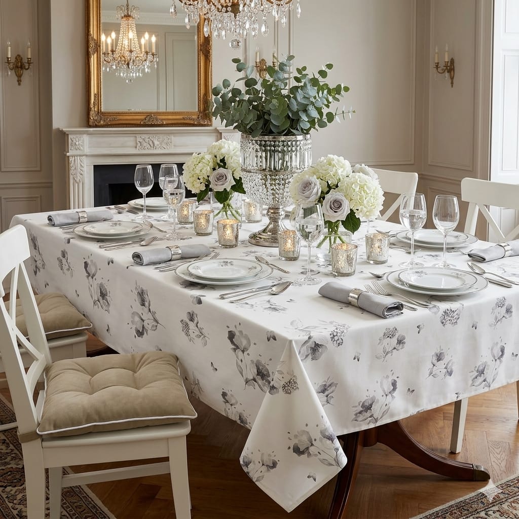 Tovaglia da Tavola Maestri Cotonieri Botanique X6 Cotone - The King Luxury