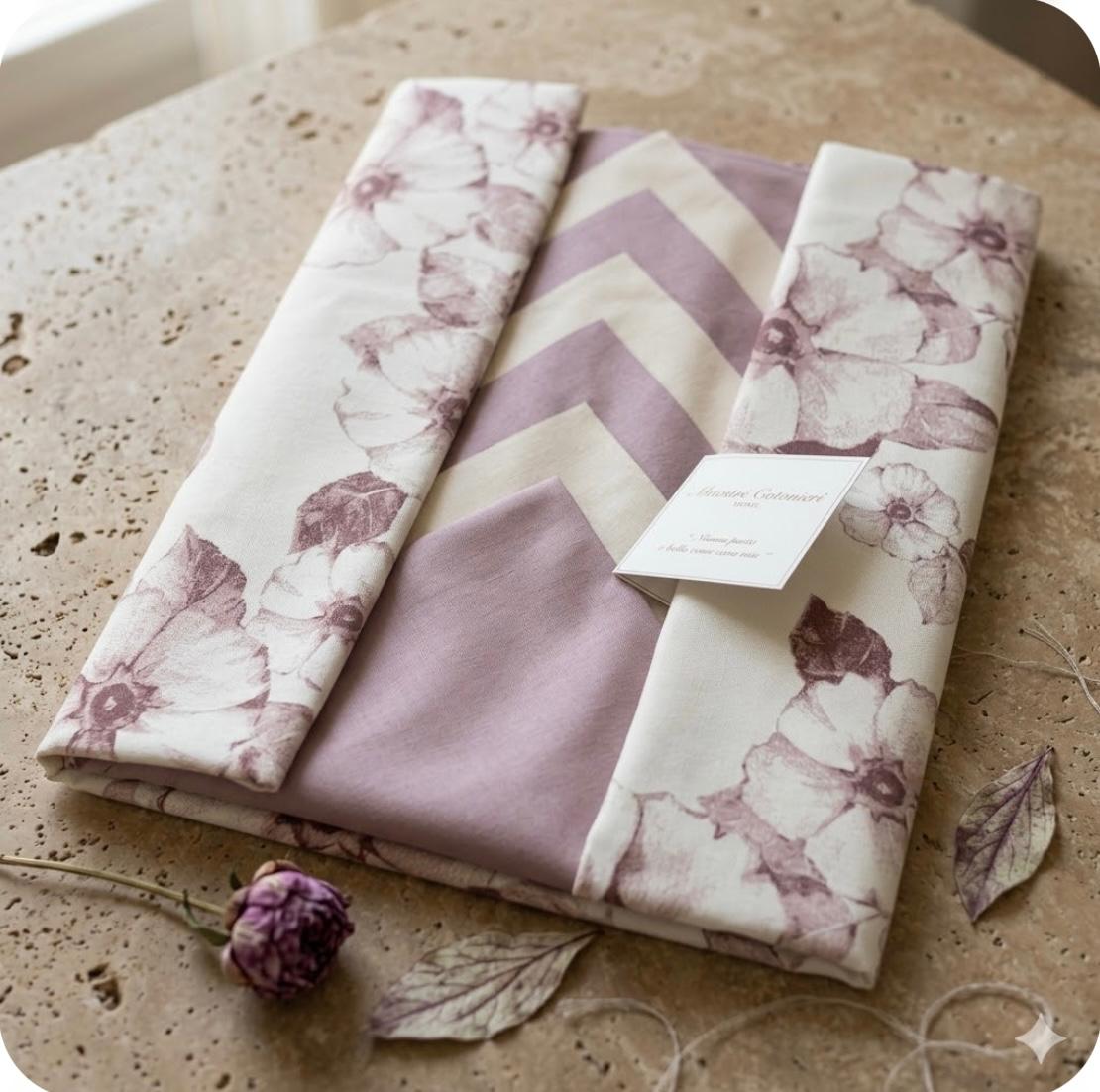 Tovaglia da Tavola Maestri Cotonieri Spring X12 Cotone - The King Luxury