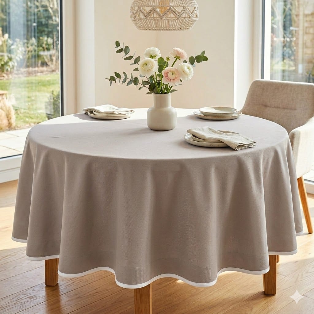 Tovaglia Tonda Mae' Via Roma 60 Freshness Microresinato - The King Luxury