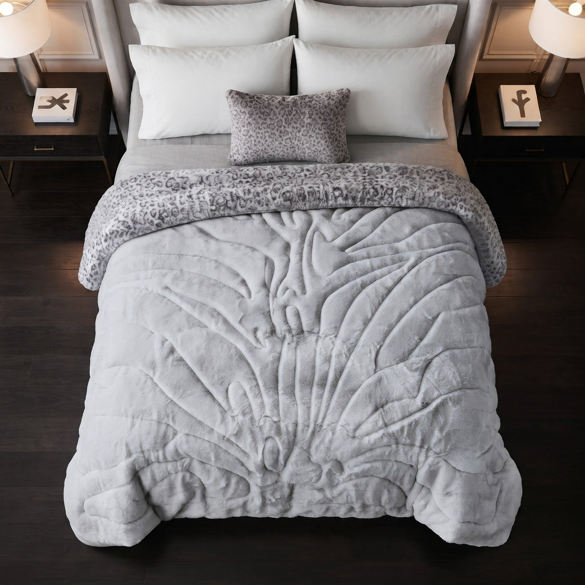Trapunta Manterol Comforter tigra Matrimoniale - The King Luxury