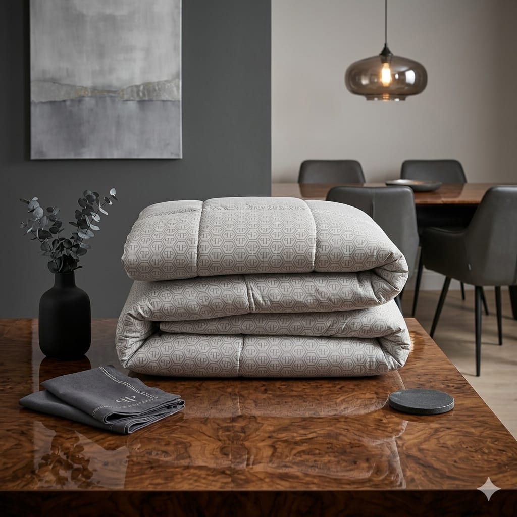 Trapunta Philipp Plein Hexagon Raso - The King Luxury
