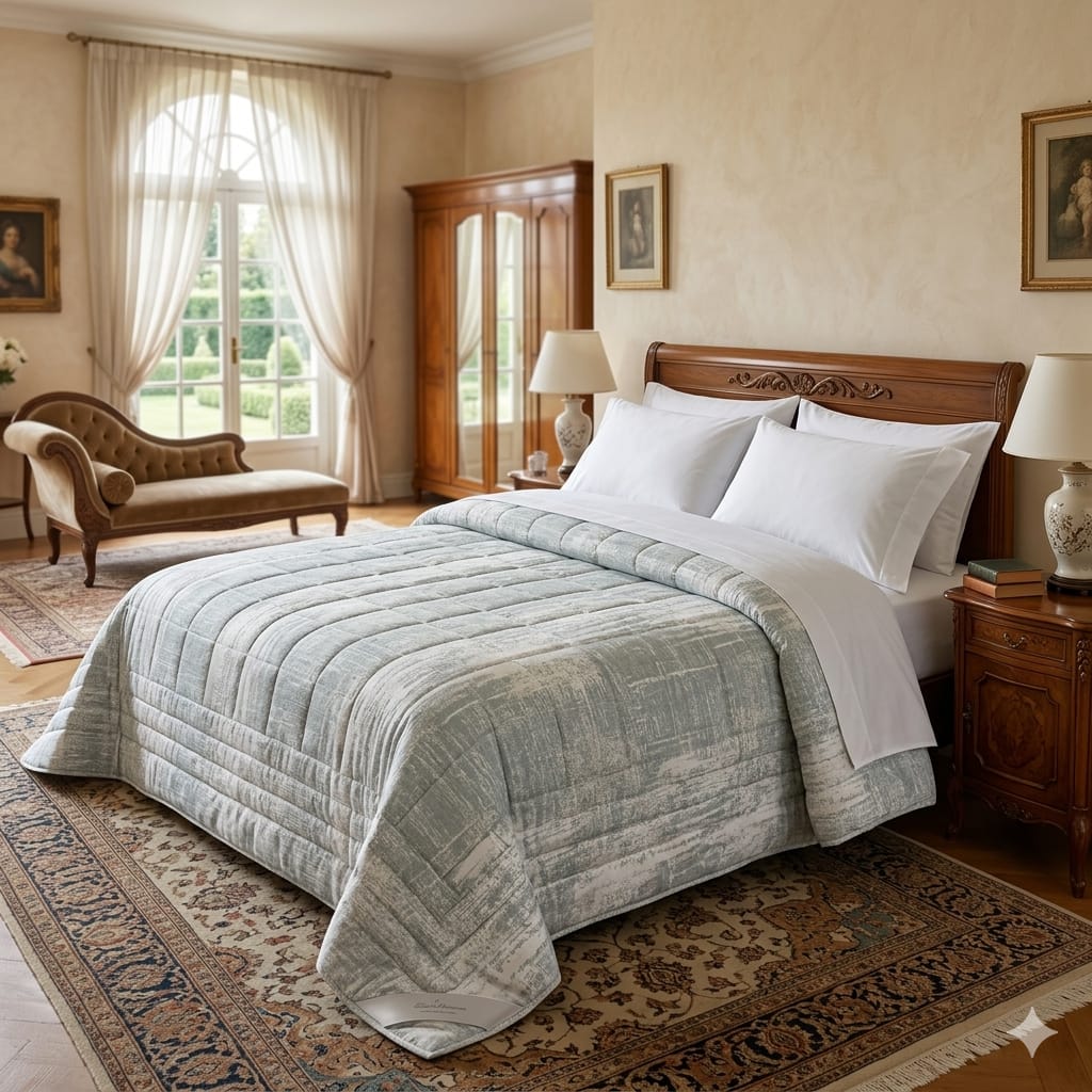 Trapuntino David Jordan Matrimoniale Jacquard - The King Luxury